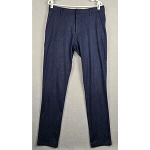 Rhone Commuter Pant Classic Chinos Casual Work Mens Blue 32x32